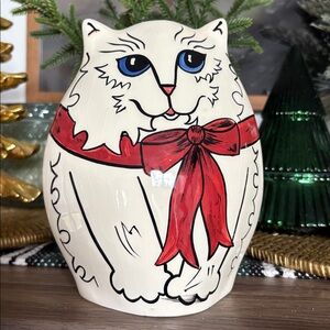 💎RARE💎And Highly Collectible Vintage Cats By Nina Persian Large Cat Vase